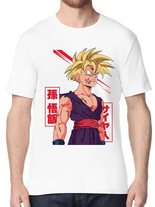 T-shirt Super Saiyan 2 Gohan Battle Damaged Pop...