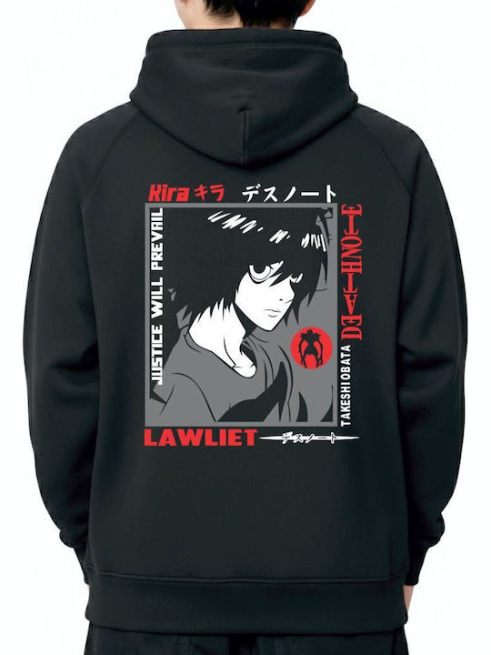 Блуза С Качулка Death Note Kira L Минималистиче...