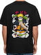 Oversized T-shirt Naruto Uzumaki Scroll Jutsu Pop Culture Black