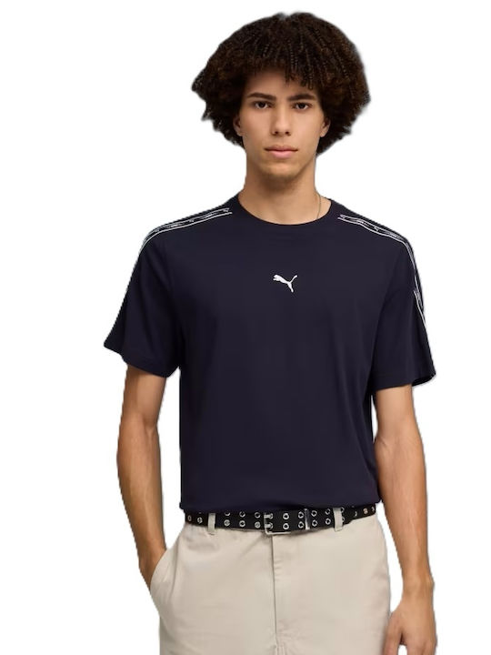 PUMA Ess Tape Tricou Albastru Marin