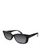 Vans Unisex Sunglasses with Black Horn-Rimmed Frame and Black Lens VN000T09BLK