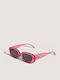Vans Unisex Sunglasses With Pink Frame And Pink Lens VN000T0DFO9