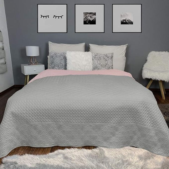 Homelevel Κουβερλί Υπέρδιπλο Pink 220x240cm Homelevel Κουβερλί Υπέρδιπλο Pink 220x240cm