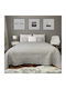 Homelevel Κουβερλί Διπλό Light Gray 200x220cm