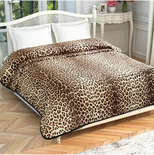 Tac Υπέρδιπλη 220x240εκ. Leopard Print