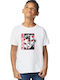 Kinderoberteile T-Shirt Weiß Tanjiro Kamado Split-Maske