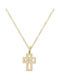 Chrilia Gold Cross 9K with Chain