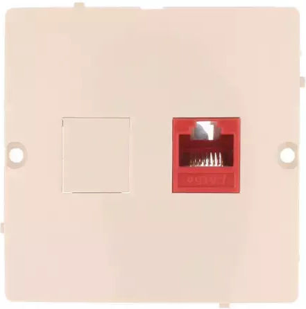 Kontakt-simon Single Computer Socket Basic Modul Rj45 Cat.5e Beige Bmf51.02/12