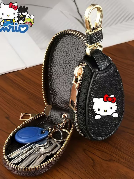 Sanrio 360 Hallo Kitty Кожен Ключодържател Черен