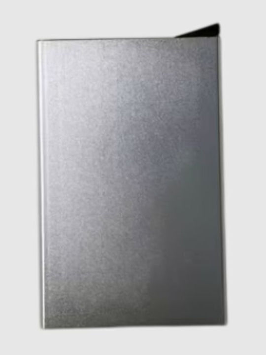 Herrenbrieftasche Karten Silber