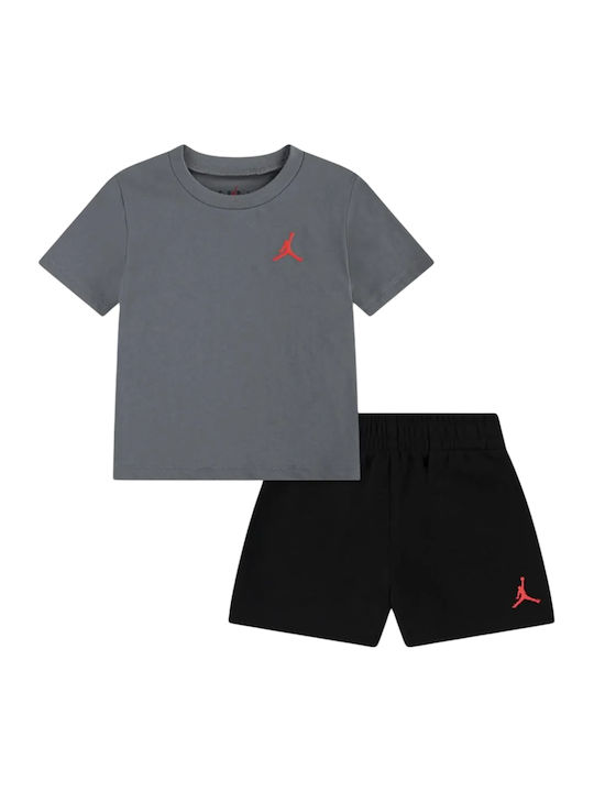 Kids Set with Shorts Summer 2 Pieces Gray