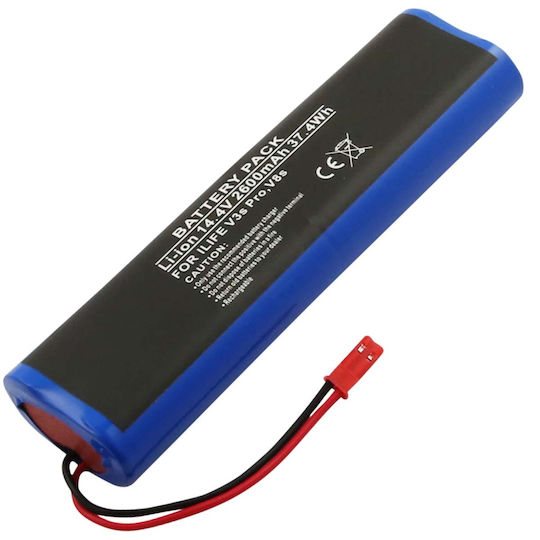 Avizar Batterie Für Ilife V3s Pro V8s Roboter-Staubsauger Li-ion 14,4V 2600mAh 37,4Wh Blau