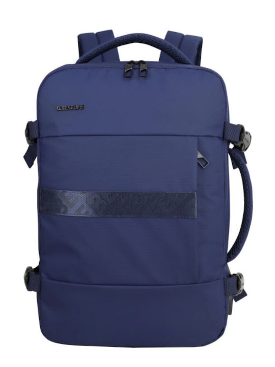 Rucsac Extensibil Bestlife Travel 42x30x12cm Compartiment Laptop 15.6 Inch Albastru