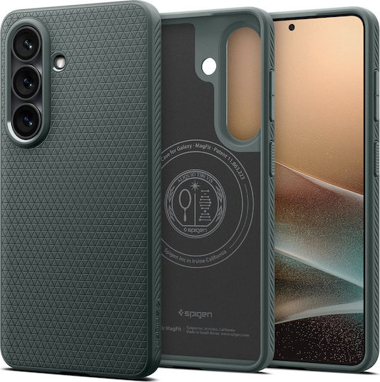 Spigen Liquid Air Mag Rückseitenhülle Silikon Grün (Galaxy S26+)