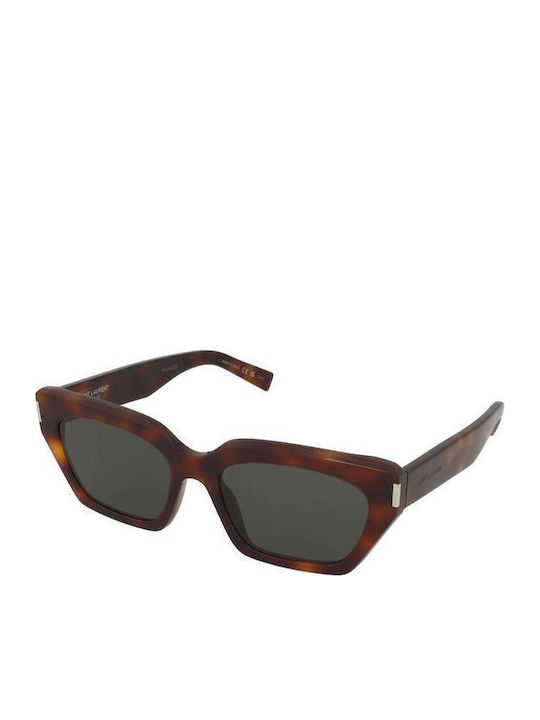 Ysl Ochelari de Soare Unisex cu Ramă Maro Torto...