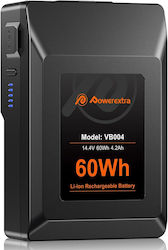 Powerextra Vb004 V-mount Battery D-tap 4200mah 60wh