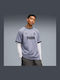 Sportliches Herrenbluse Jersey Grau