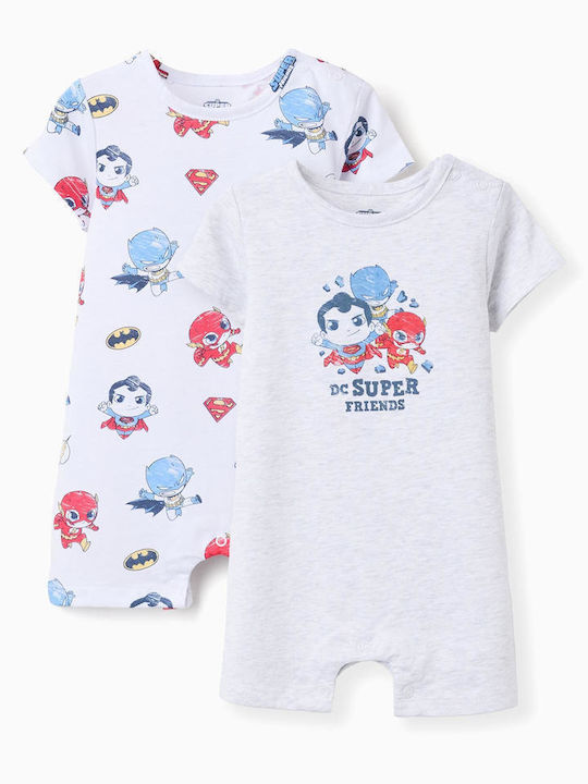 Zippy Set Baby-Strampler Grau 2 Stück