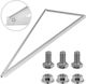 Mounting Triangle Photovoltaic Panels 15 Degree Vertical Angle + 3 M10x20mm Screws