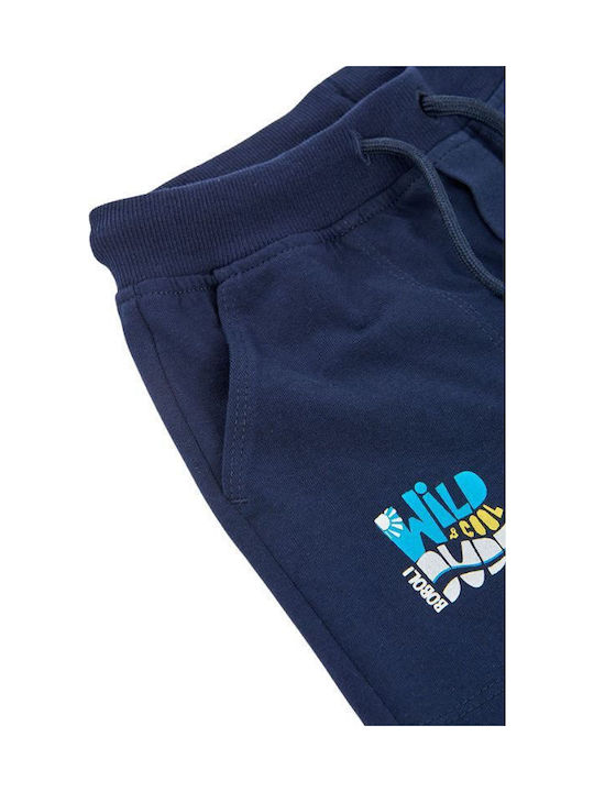 Boboli Kinder Shorts Bermudas Stoff Blau