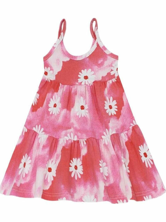 Παιδικό Φόρεμα Floral Πορτοκαλί
