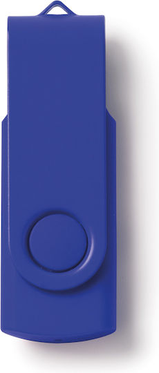 Metallischer 8GB USB 2.0 USB-Stick Blau