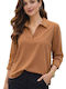 Women's Brown-Tan Shirt