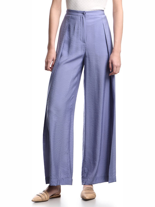Damen Hochgeschnittene Pantaloons in Hellblau