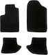 Car Mats Carpet Economy Quality Black Compatible Citroen C3 Pluriel Cabrio Set 4 Pieces