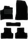 Medium Quality Carpet Mats Black Compatible with Citroen DS4 Hybrid 5pcs