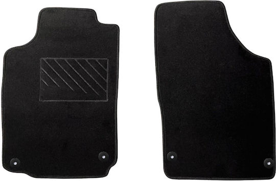 Medium Quality Carpet Mats Black Compatible with Opel Tigra Model 2007-2009 2pcs