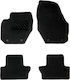 Car Mats Carpet Quality Luxury Black Compatible Volvo V60 Model 2010-2018 4 Pieces