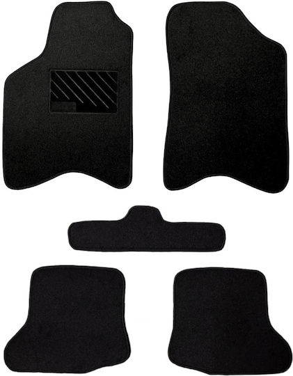 Economy Quality Carpet Mats Black Compatible with VW Lupo 5pcs
