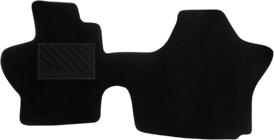 Car Mats Carpet Medium Quality Black Compatible Hyundai H-1 Professional Model 2007-Present 1 Piece