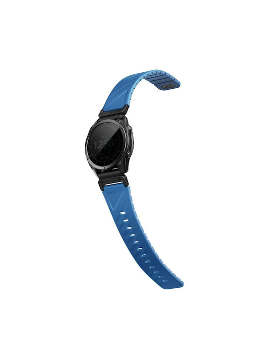 Uniq Fluo X Smart-fit Tragbare Bänder Garmin 22 mm Blau