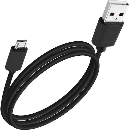 Grab 'n Go Usb-a To Micro Usb Cable 1m Must Havz Series Fast Charge Transfer Black