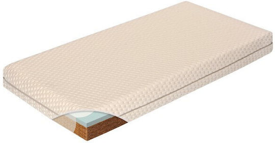 Greco Strom Baby- und Kinder-Matratze mit Memory-Schaum & Kokosfaser 74cmx140cm