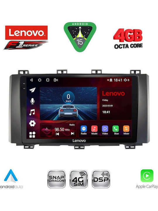 Lenovo Car Audio System for SsangYong Tivoli 2016-2024 Bluetooth USB Wi-Fi GPS Apple CarPlay Android Auto with 9-Inch Touch Screen LENOVO SSQ 9658 CPA