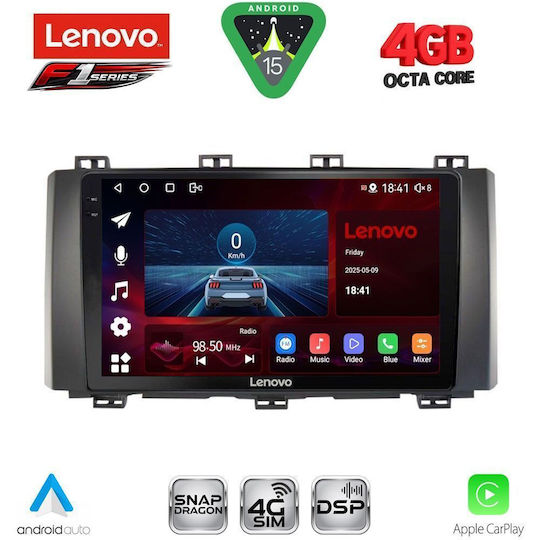 Lenovo Car Audio System for SsangYong Tivoli 2016-2024 Bluetooth USB Wi-Fi GPS Apple CarPlay Android Auto with 9-Inch Touch Screen LENOVO SSQ 9658 CPA