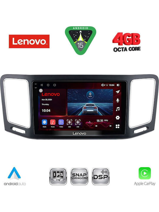 Lenovo Car Audio System for Volkswagen Sharan 2011-2023 Bluetooth USB WiFi GPS Apple CarPlay Android Auto with 9" Touch Screen