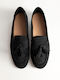 Women's Loafers in Black Colour A26-310-1508-MAVRO