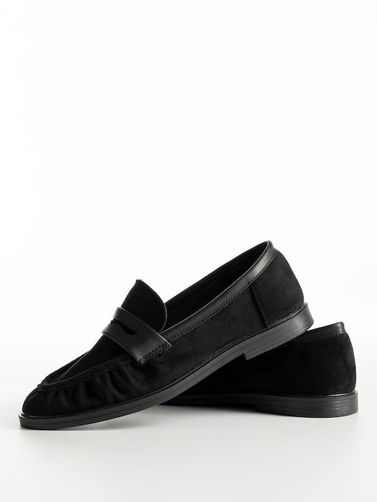 Bozikis Mocasini Dama Loafers în Culoare Neagră...