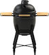Outdoorchef Keramische Holzkohlegrill Kamado Mit einem Deckel und Thermometer 46x46cm