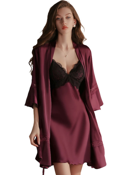 Chicret Essentials Women's Red Robe