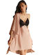 Chicret Essentials Damen Robe Weiß