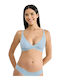 Light Blue Athletic Bra without Underwire