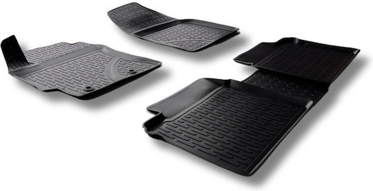 Rubber Car Mats Deep Sides Compatible with Toyota Avensis 2009-2018