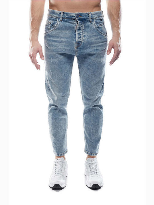Cover Jeans Monaco Ανδρικό Παντελόνι Τζιν Μπλε Ανοιχτο