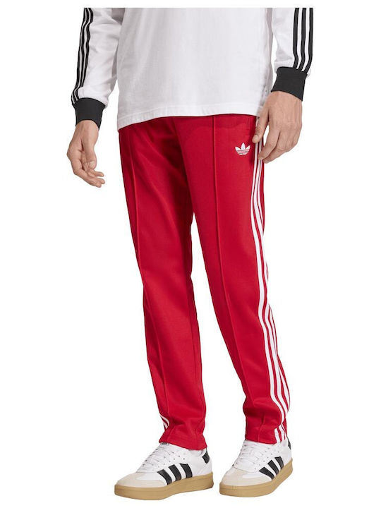 Adicolor Classics Beckenbauer Παντελόνι Φόρμας Κόκκινο