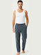Soccus Winter Men's Cotton Pyjama Pants Dark Blue